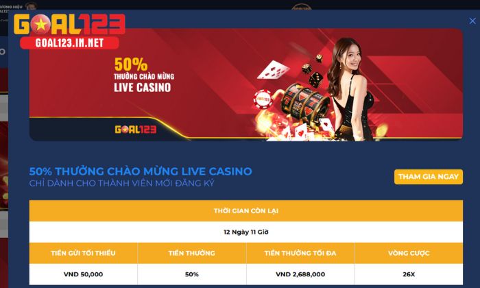 khuyến mãi Goal123 Người chơi cần chú ý khi nhận khuyến mãi Goal123
